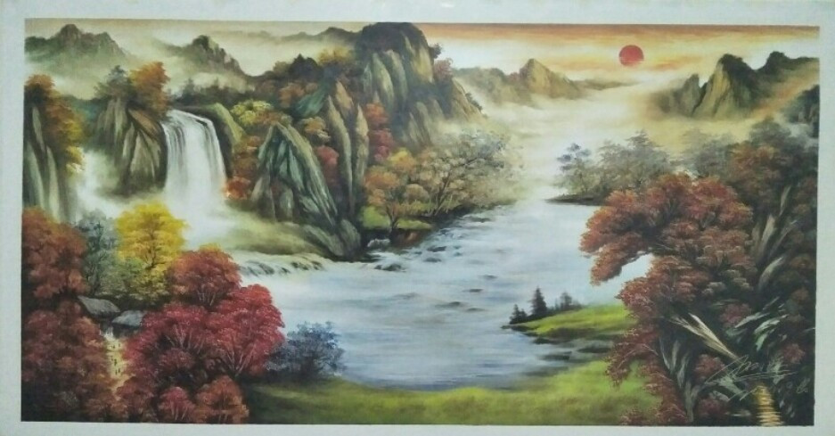 名家专访：著名风水油画家孙树锦